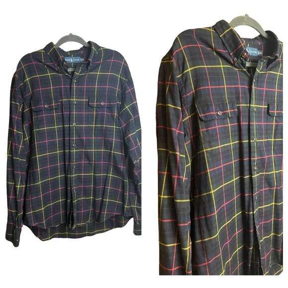 Ralph Lauren Other - VTG 90s Ralph Lauren Men’s Stripe Button Down Stripe Pink Casual Shirt SZ XL